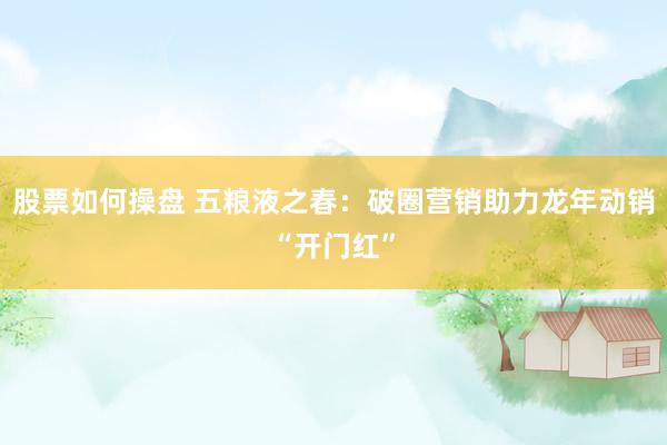 股票如何操盘 五粮液之春：破圈营销助力龙年动销“开门红”